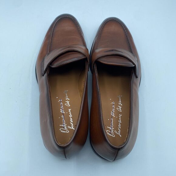 Antonio Maurizi  Penny Loafers Mens US 9 EU 42 Brown Slip On Classiccore NWOB main image 14